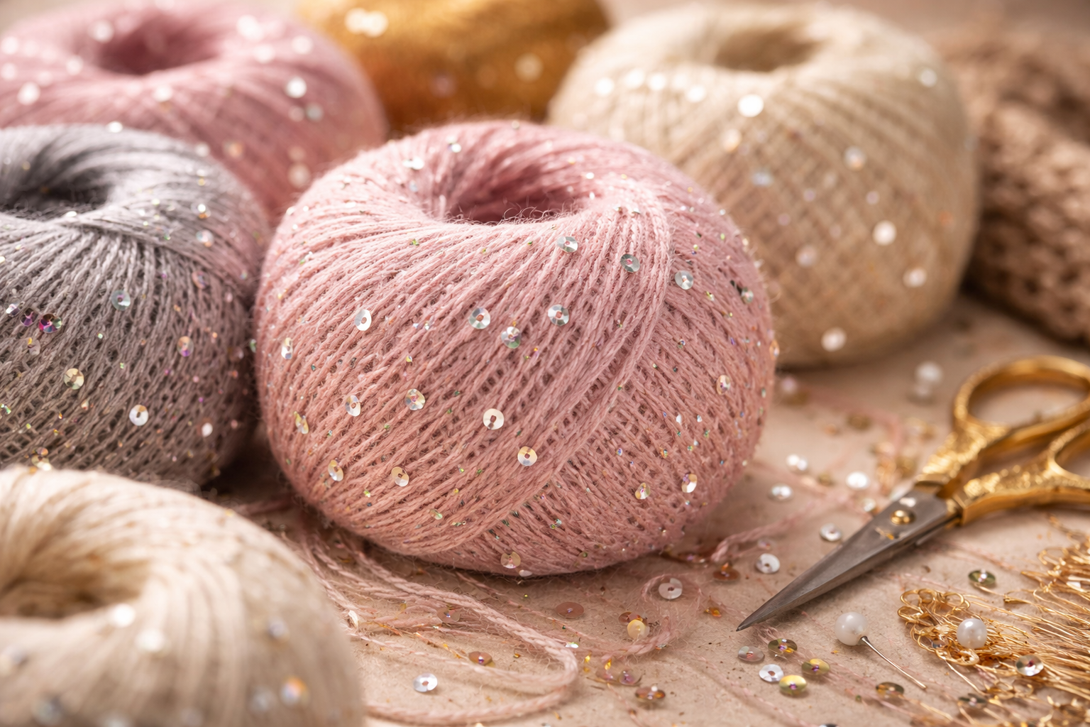 Пряжа с пайетками: Как и что вязать — Полное руководство для блестящих проектов