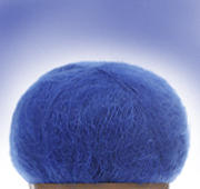 Пушистая однотонная