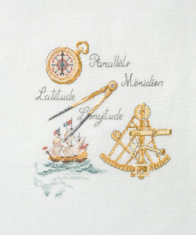 Французская вышивка крестом. морские и летние сюжеты вероник ажинер
