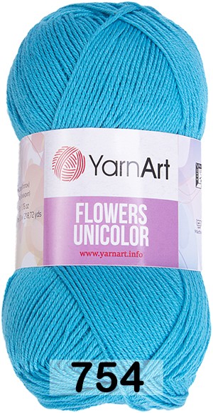 Пряжа Yarnart Flowers Unicolor