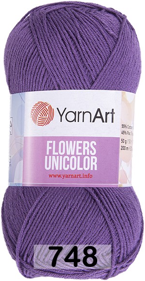 Пряжа Yarnart Flowers Unicolor