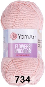 Пряжа Yarnart Flowers Unicolor