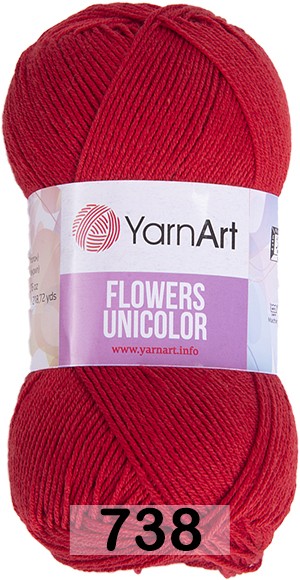 Пряжа Yarnart Flowers Unicolor
