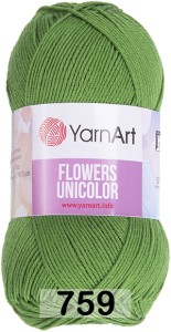 Пряжа Yarnart Flowers Unicolor