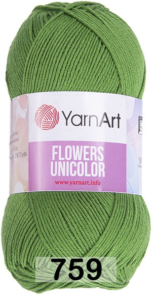 Пряжа Yarnart Flowers Unicolor