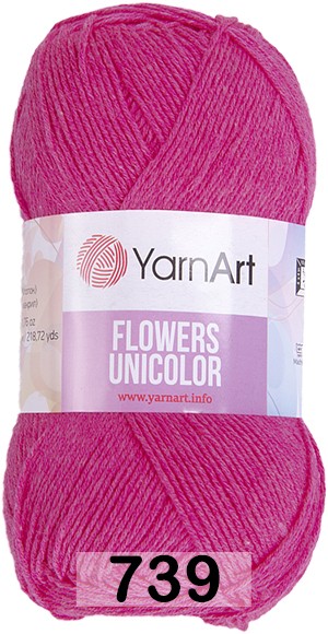 Пряжа Yarnart Flowers Unicolor