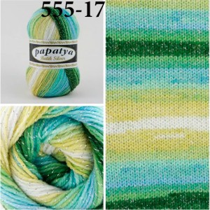 Пряжа Kamgarn Batik Silver Papatya