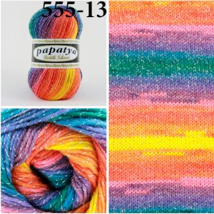 Пряжа Kamgarn Batik Silver Papatya
