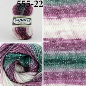 Пряжа Kamgarn Batik Silver Papatya