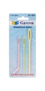 ИГЛЫ NL-003 ДЛЯ ВЯЗАНЫХ ИЗДЕЛИЙ GAMMA