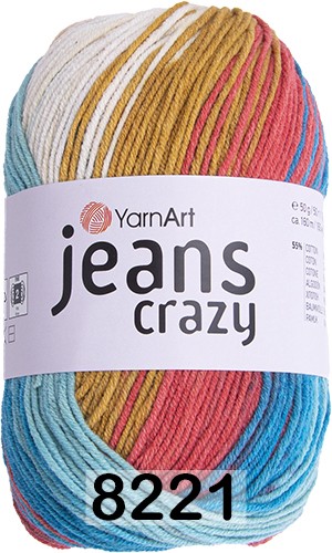Пряжа YarnArt Jeans Crazy