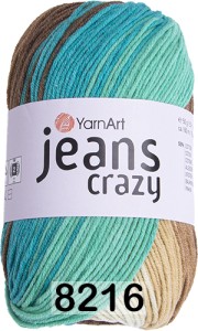 Пряжа YarnArt Jeans Crazy