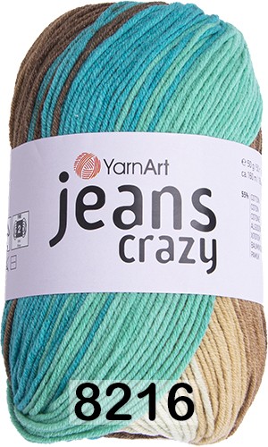Пряжа YarnArt Jeans Crazy