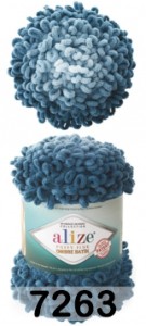 Пряжа Alize Puffy Fine Ombre Batik