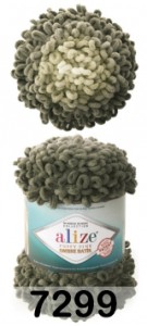 Пряжа Alize Puffy Fine Ombre Batik