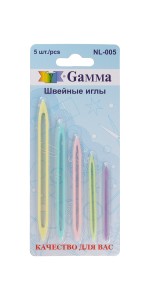ИГЛЫ NL-005 ДЛЯ ВЯЗАНЫХ ИЗДЕЛИЙ GAMMA