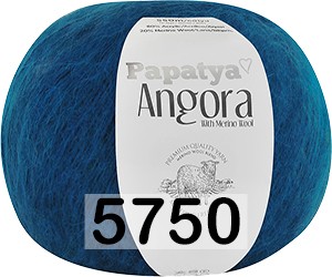 Пряжа Kamgarn Angora Papatya комплект 5 мотков