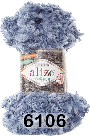 Пряжа Alize Puffy Fur