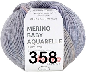 Пряжа Katia MERINO BABY AQUARELLE