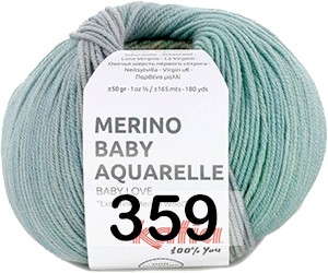Пряжа Katia MERINO BABY AQUARELLE