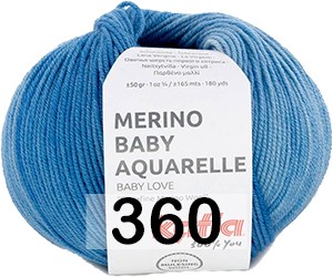 Пряжа Katia MERINO BABY AQUARELLE