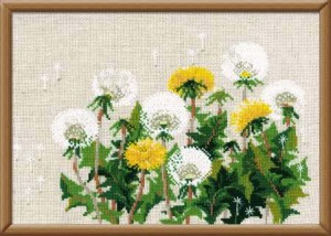 Набор для вышивания Риолис 807 Одуванчики, 30*21 см