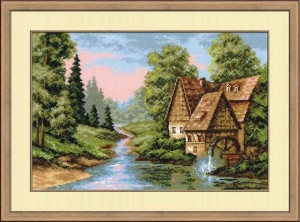 Набор для вышивания Риолис 1097 Мельница, 38*26 см