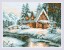 Алмазная мозаика Риолис АМ0082 Зимний пейзаж, 40*30 см