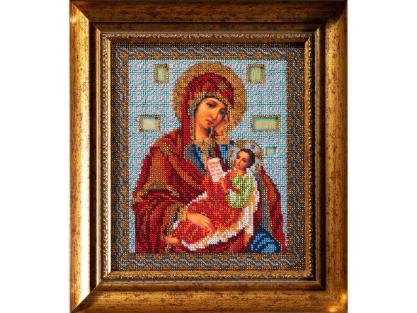 Набор для вышивания бисером Радуга Бисера В-158 Богородица Утоли Мои Печали, 20*24 см
