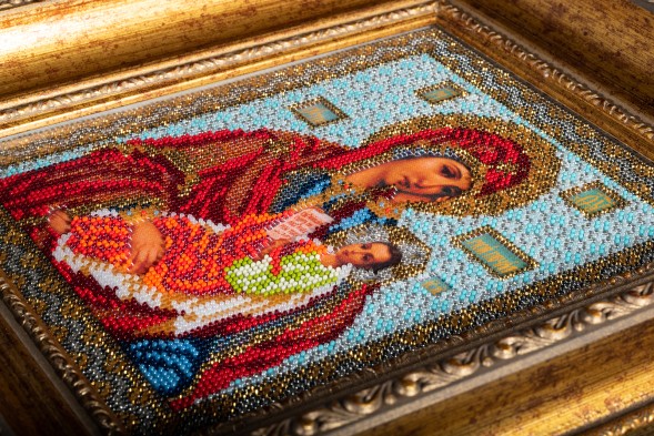 Набор для вышивания бисером Радуга Бисера В-158 Богородица Утоли Мои Печали, 20*24 см