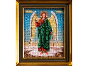Набор для вышивания бисером Радуга Бисера В-160 Ангел Хранитель, 18*22 см