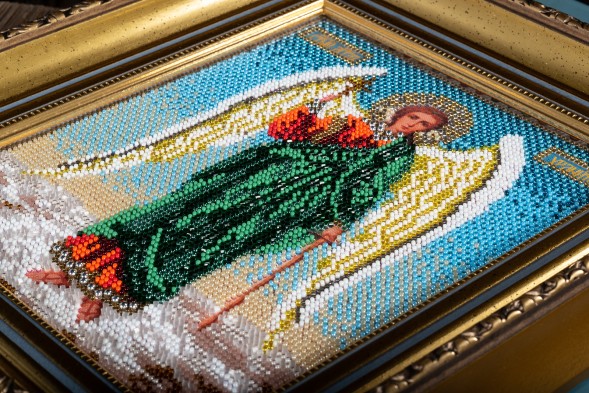 Набор для вышивания бисером Радуга Бисера В-160 Ангел Хранитель, 18*22 см в Нижнем Новгороде