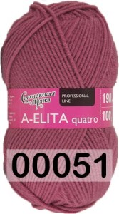 Пряжа Семеновская A-elita quatro / Аэлита кватро