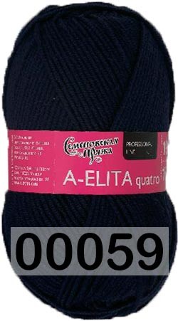 Пряжа Семеновская A-elita quatro / Аэлита кватро