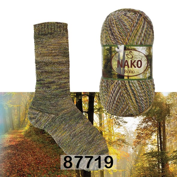 Пряжа Nako Boho Desen