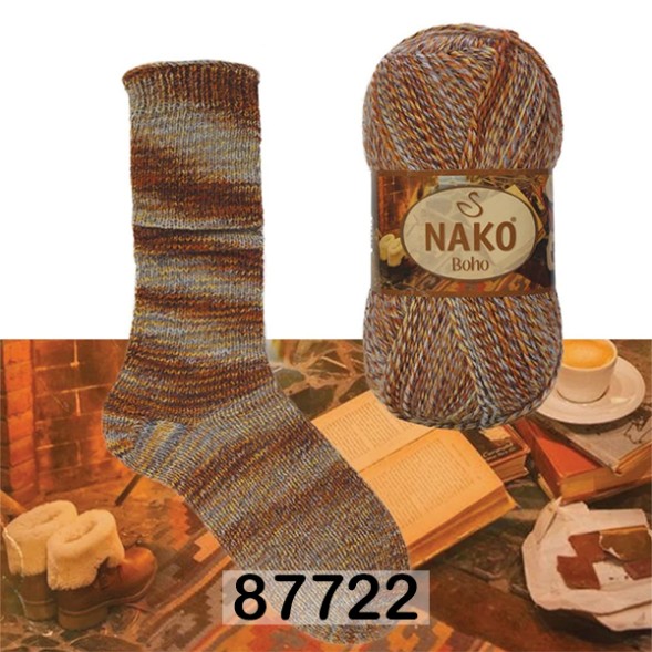 Пряжа Nako Boho Desen