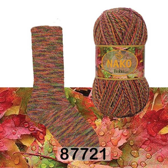 Пряжа Nako Boho Desen