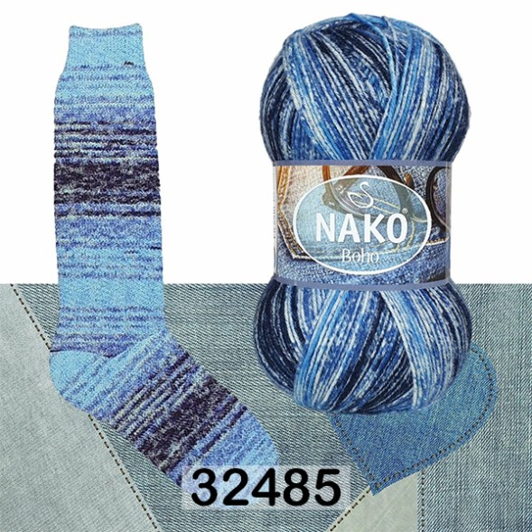 Пряжа Nako Boho Desen