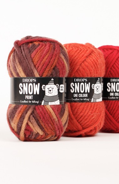 Пряжа Drops Eskimo/snow Print