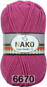 Пряжа Nako Superlambs 25
