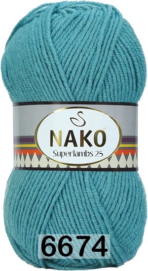 Пряжа Nako Superlambs 25