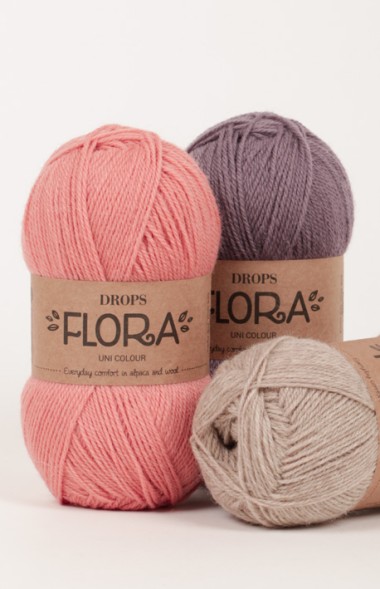 Пряжа Drops Flora Uni Colour