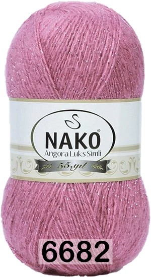 Пряжа Nako Angora Luks Simli
