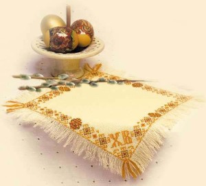 Набор для вышивания Риолис 823 Христос Воскресе Салфетка, 26*26 см