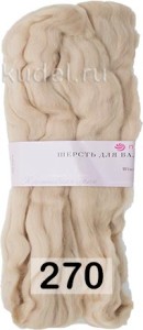 Пряжа Пехорка Шерсть для валяния тонкая