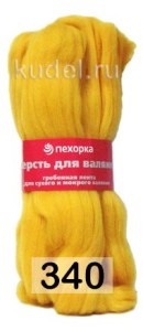 Пряжа Пехорка Шерсть для валяния тонкая
