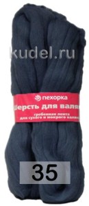 Пряжа Пехорка Шерсть для валяния тонкая
