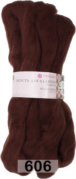 Пряжа Пехорка Шерсть для валяния тонкая