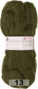 Пряжа Пехорка Шерсть для валяния тонкая
