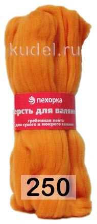 Пряжа Пехорка Шерсть для валяния тонкая